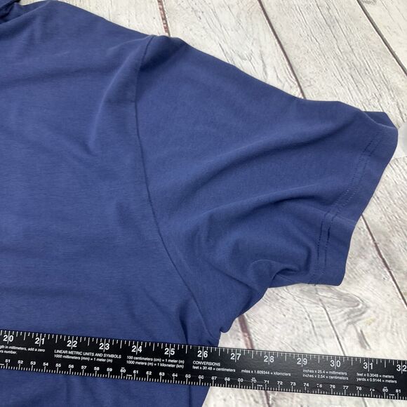 Peter Millar‎ Shirt Mens XXL Blue Seaside Wash Polo - Picture 8 of 10